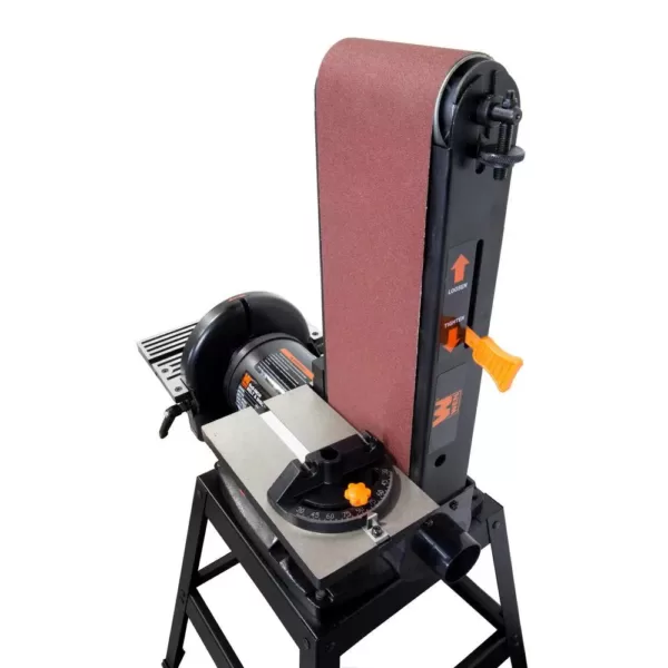 WEN 6 x 48-Inch Belt and 9-inch Disc Sander with Stand