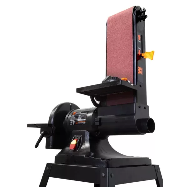 WEN 6 x 48-Inch Belt and 9-inch Disc Sander with Stand