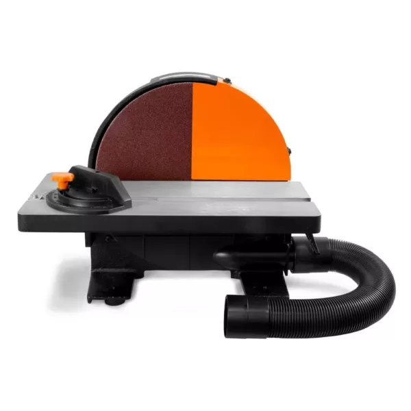WEN Corded 12 in. Benchtop Disc Sander with Miter Gauge and Dust Collection System