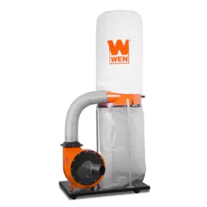 WEN 1500 CFM 16 Amp 5-Micron Woodworking Dust Collector with 50 Gal. Collection Bag and Mobile Base