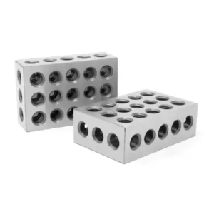 WEN 3 in. x 2 in. x 1 in. Steel-Hardened Precision 1-2-3-Gauge Blocks (2-Pack)