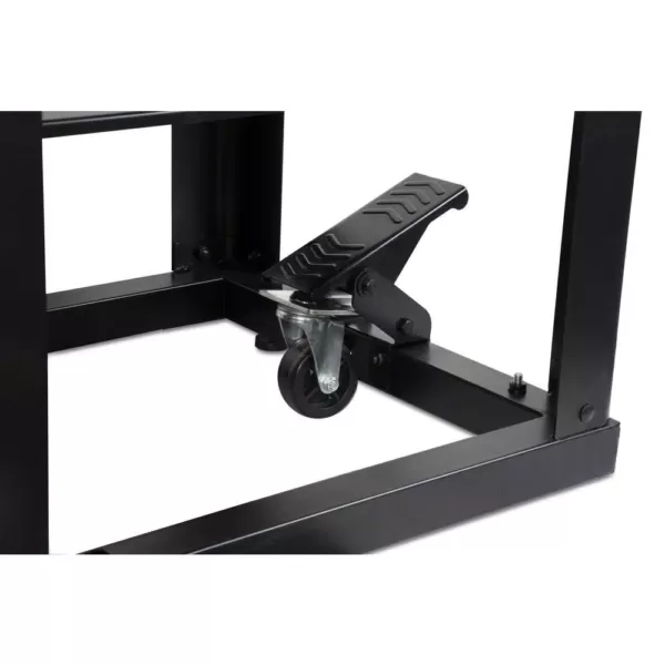 WEN Multi-Purpose Planer Stand with Storage Shelf and Rolling Base