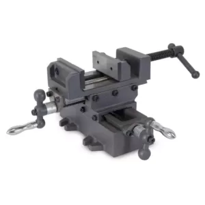 WEN 3.25 in. Compound Cross Slide Industrial Strength Benchtop and Drill Press Vise