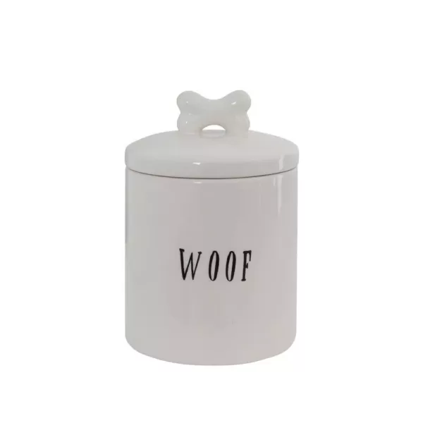 3R Studios "Woof" Jar with Bone Shaped Handle on Lid