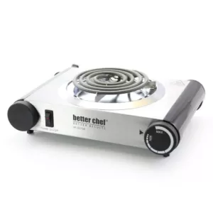 Better Chef Single Burner Stainless Steel 9 in. Electric Buffet Range Hot Plate