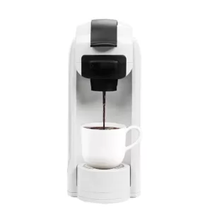 Boyel Living White 1000-Watt 4-Cups Coffee Machine Single Serve Coffee Maker