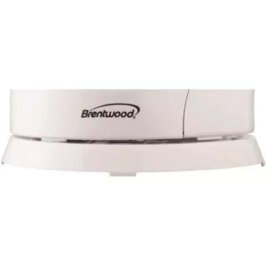 Brentwood Appliances 4-Cup White Cordless Plastic Tea Electric Kettle