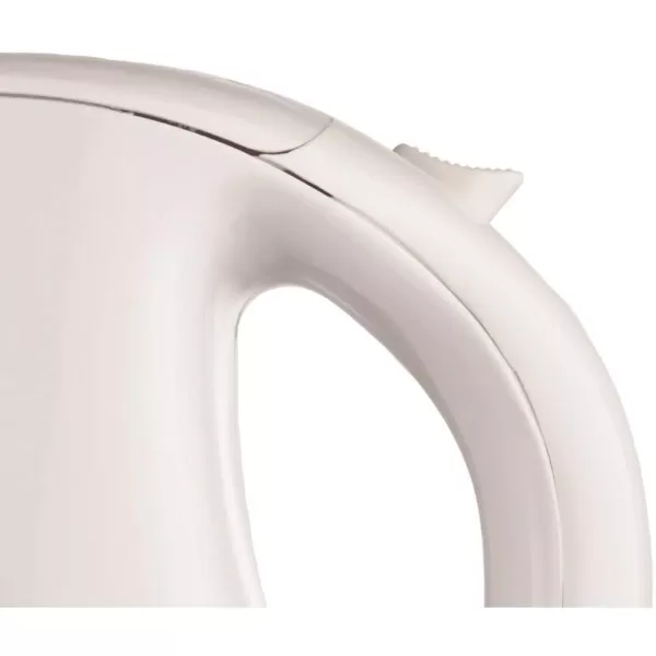 Brentwood Appliances 4-Cup White Cordless Plastic Tea Electric Kettle