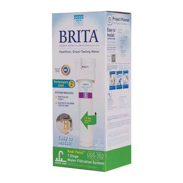 Brita Redi-Twist 1-Stage Drinking Water Filtration System with B Cartridge