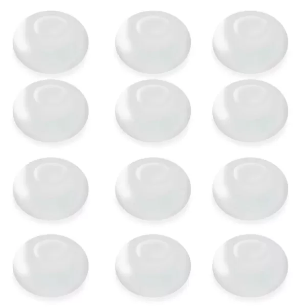 LUMABASE 1.25 in. D x 0.875 in. H x 1.25 in. W White Floating Blimp Lights (12-Count)