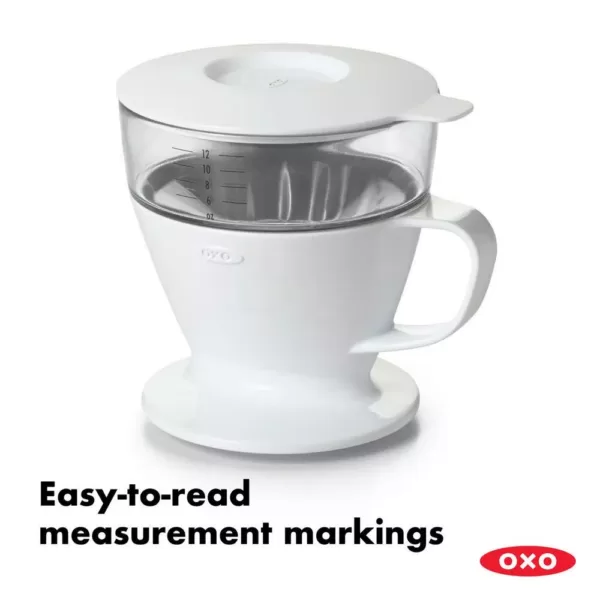 OXO Good Grips 1.5-Cup White Pour-Over Coffee Maker