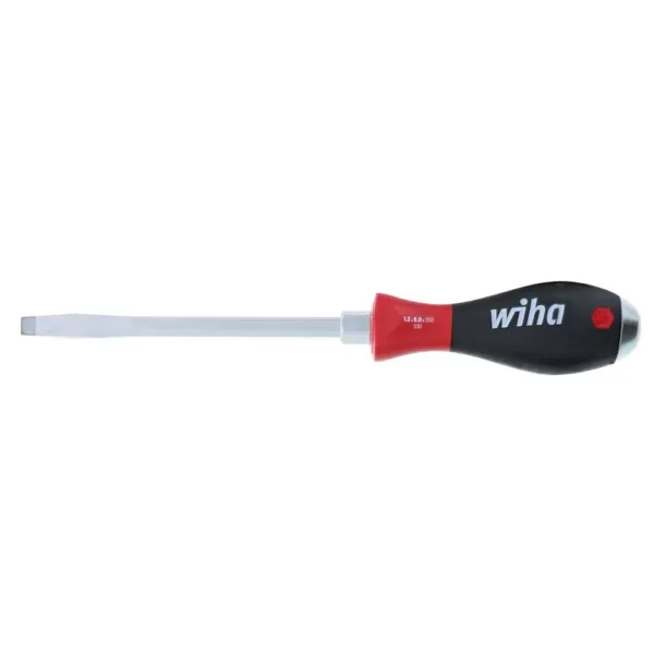 Wiha 5/16 in. SoftFinish Cushion Grip Extra Heavy-Duty Slotted Screwdriver with 6 in. Blade