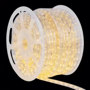 Wintergreen Lighting 150 ft. 1800-Light Warm White Christmas LED Rope Light Kit