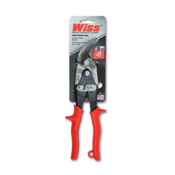 Wiss 9-1/4 in. Offset Straight and Left Cut Aviation Snips