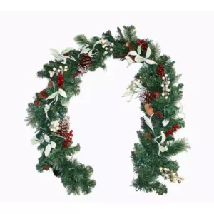 Worth Imports 6 ft. Lighted Decorated Garland with Timer
