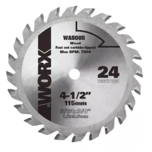 Worx 4-1/2 in. 24T Compact Circular Saw Blade