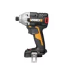 Worx Power Share 20-Volt Cordless and Brushless Multi-Speed 1/4 in. Hex Impact Driver with Quick Change Chuck (Tool Only)