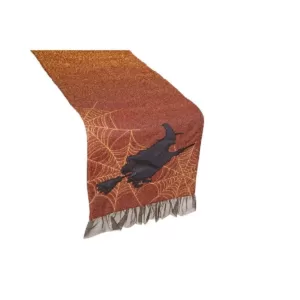Xia Home Fashions 0.2 in. H x 13 in. W x 108 in. D Halloween Witching Hour Table Runner