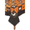 Xia Home Fashions 0.2 in. x 50 in. x 50 in. Halloween Patchwork Tablecloth
