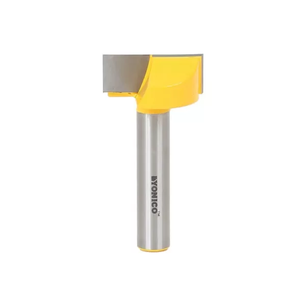 Yonico Bottom Cleaning 1-1/2 in. Dia 1/2 in. Shank Carbide Tipped Router Bit
