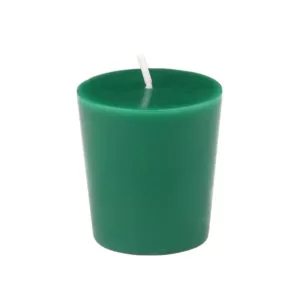 Zest Candle 1.75 in. Hunter Green Votive Candles (12-Box)